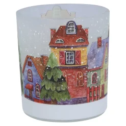 Windlicht "Häuserkulisse", 8 cm Online