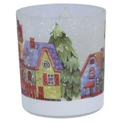 Windlicht "Häuserkulisse", 8 cm Online