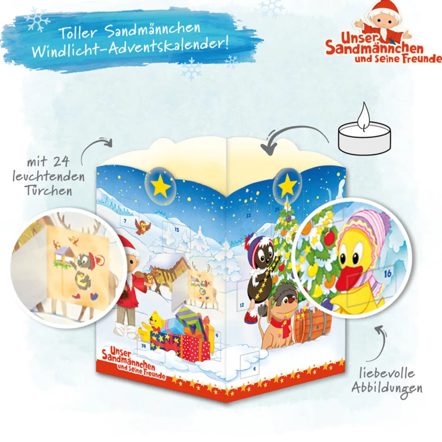 Trötsch Verlag Windlicht-Adventskalender "Sandmann" Clearance