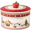 Villeroy & Boch Winter Bakery Delight große Gebäckdose mit Rentierschlitten Sale