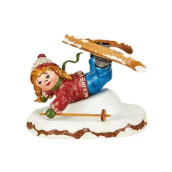 Hubrig Volkskunst Winterkinder Bauchlandung Discount