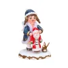 Hubrig Volkskunst Winterkinder Himmelskind mit Weihnachtsmann Clearance