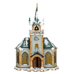 Hubrig Volkskunst Winterkinder Kirche, elektrisch beleuchtet Hot