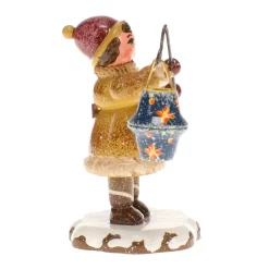 Hubrig Volkskunst Winterkinder Mädchen mit Sternhimmellampion Online
