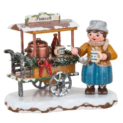 Hubrig Volkskunst Winterkinder Punschwagen