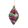 Poesie in Glas Zapfen bunt Clearance