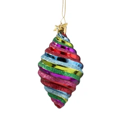 Poesie in Glas Zapfen bunt Clearance